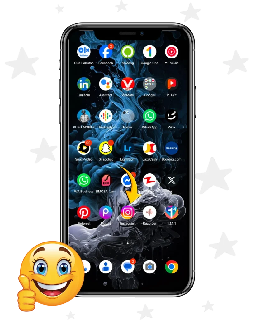 Abre la app o sitio web