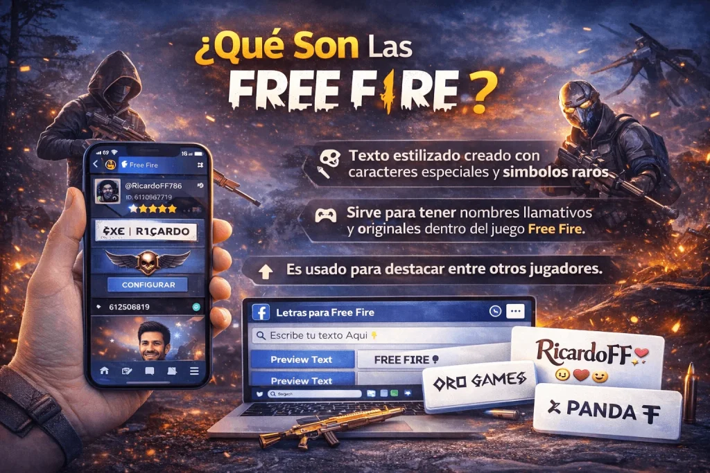 ¿Qué Son Las Letras Para Free Fire?